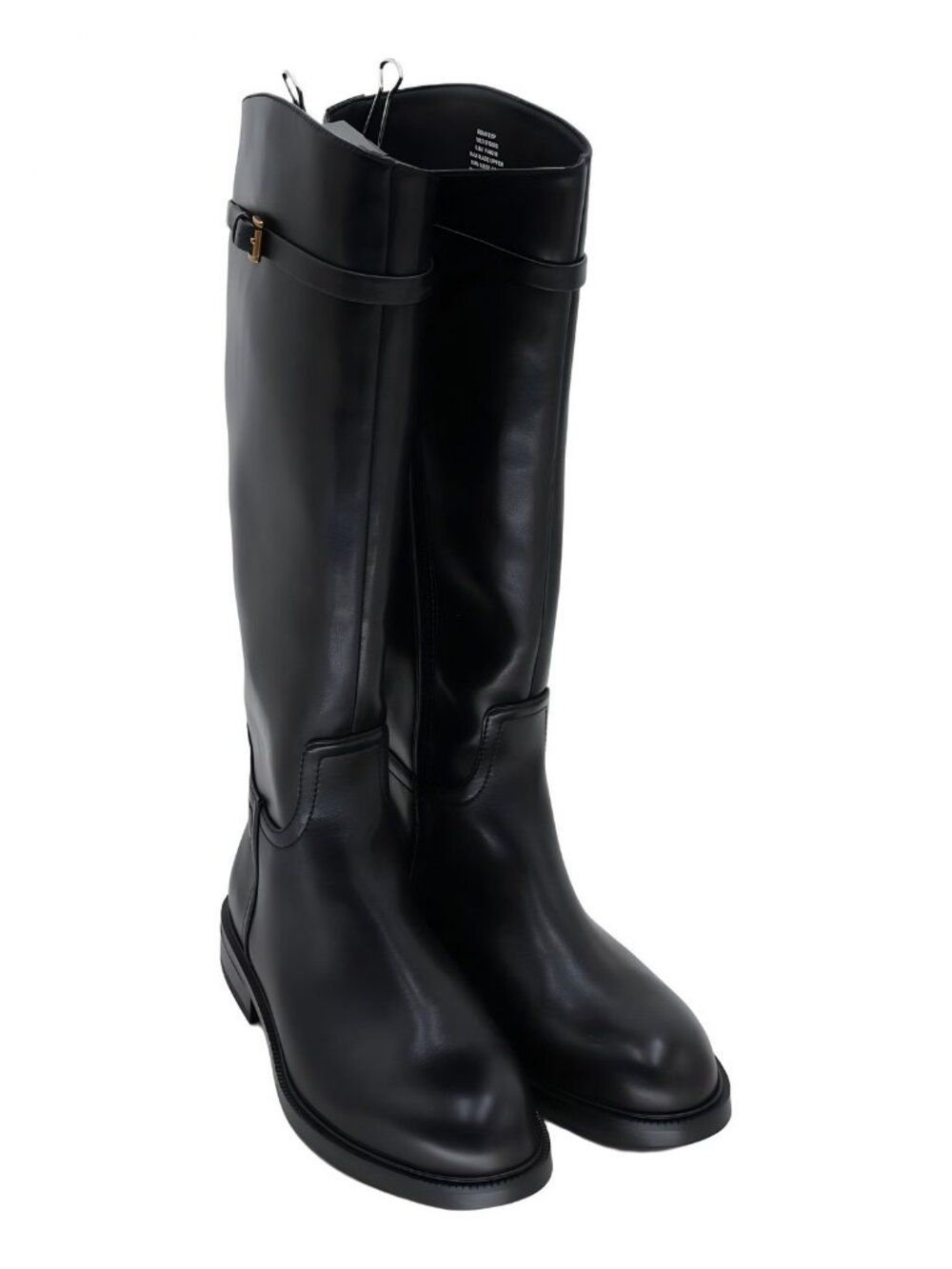 Giani Bernini Womens Genniee Knee High Riding Round Toe Black Sz 6.5M